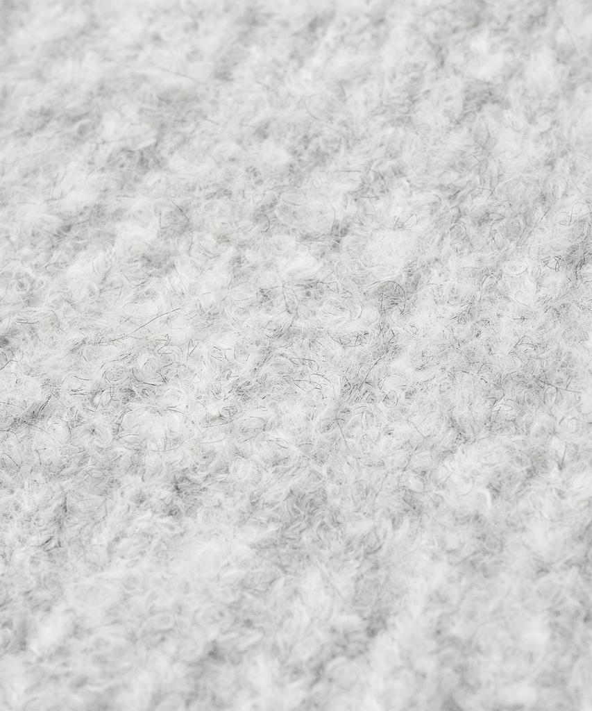 MILLO WOMEN Fluffy Beanie [Melange White]