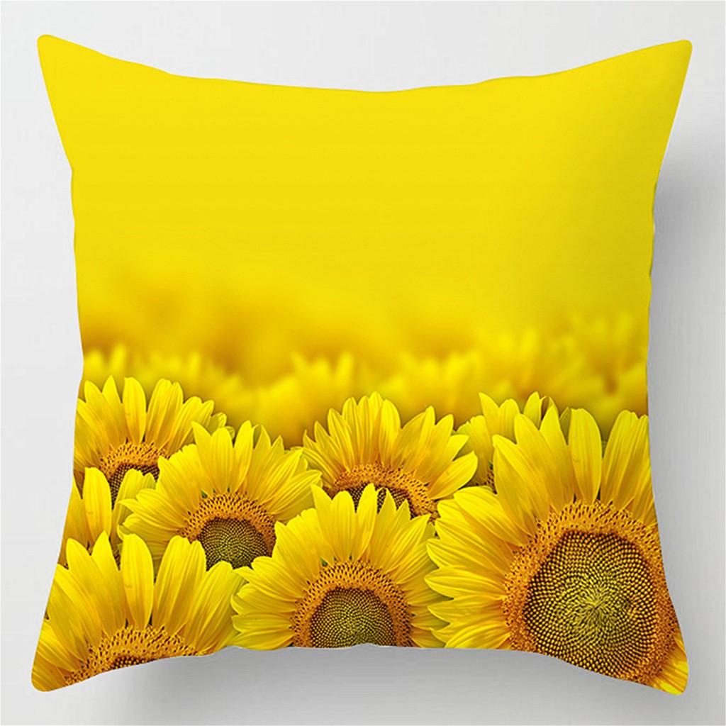Summer Sunflower Cushion Cover Home Decor Pillowcase Pillowcase