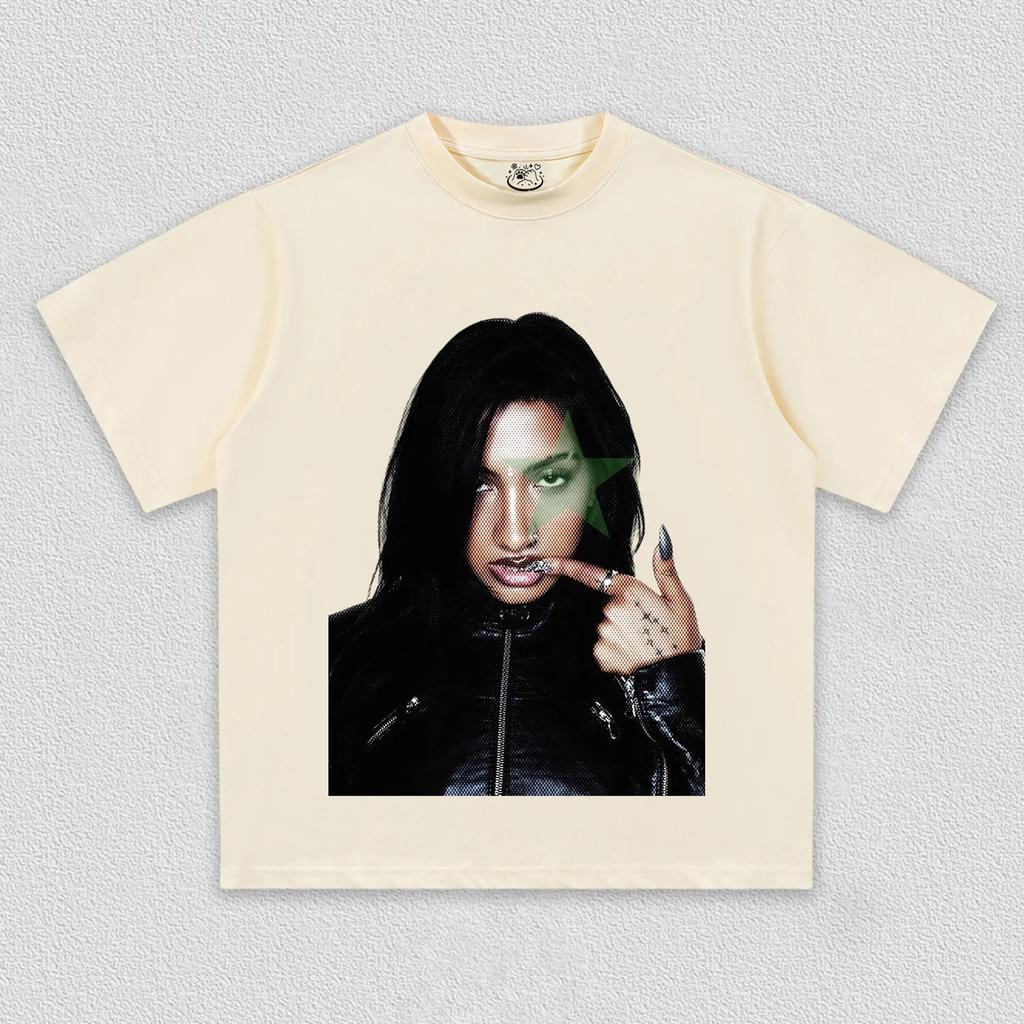 KATSEYE Hot Sale Peripherals Graphic Print T-shirts Women Unisex Fashion Cotton Tees Oversized Casual Streetwear Hip Hop Style Tops
