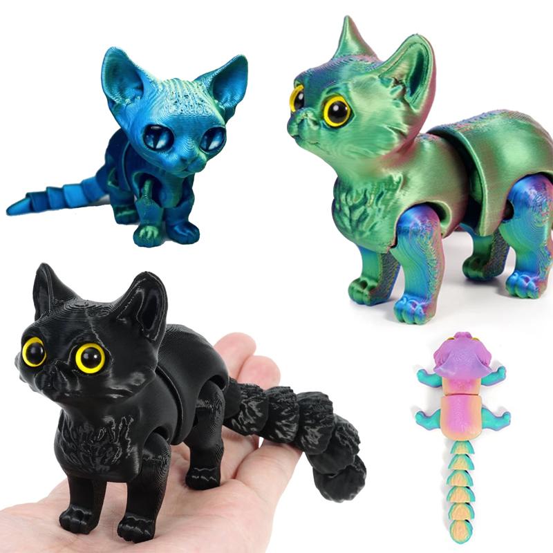 3D Tištěný Tyrannosaurus Rex Realistický Model Dinosaura Kloubový Plně Pohyblivý Narozeninový Dárek Realistická Zvířata Dekorativní Stolní