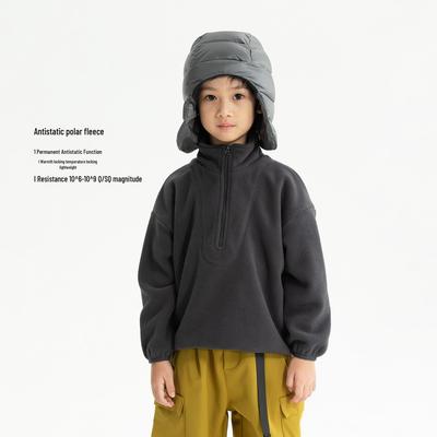 Jungen Samt-Fleece-Kapuzenpullover - Warmes & Vielseitiges Winteroberteil (2025 Neuer Stil)