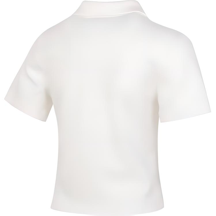 Nike Comfortable Casual Quick-Dry Short Sleeve T-Shirt Women Tops White DV7885-051