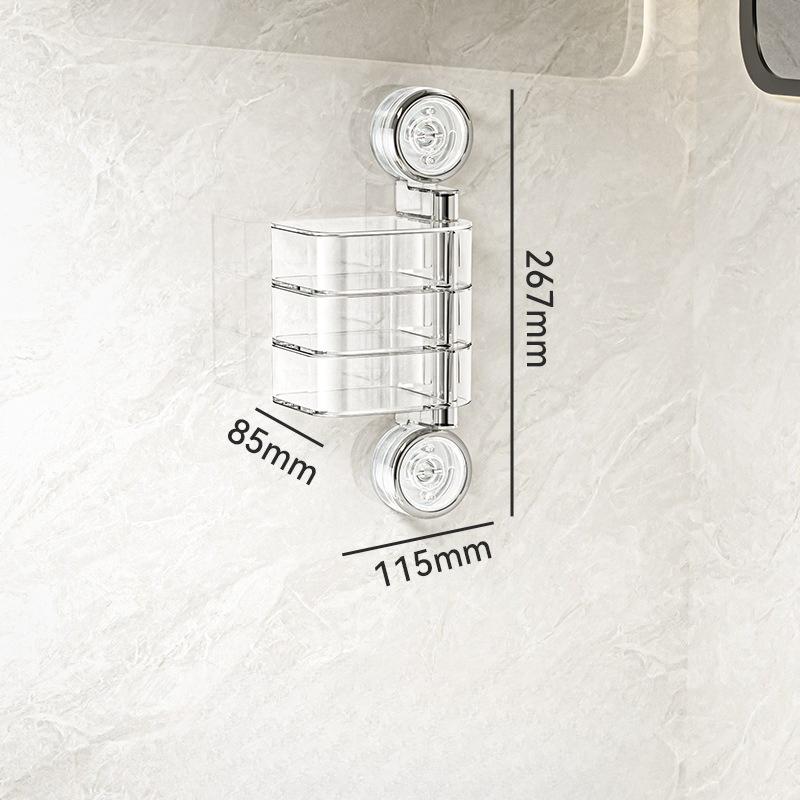 

Rotating Jewelry Storage Box, Suction Cup, Accessory Storage, Earrings, Stud Earrings, Rings, Necklaces, Dressing Table, Jewelry Box Third layer - small прозрачный