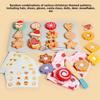 Kitchen Child Wooden Playset With Baking Cookies Parent Child Interactive Toy