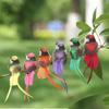 1Pcs Random Simulation Swallow Tail Bird Clip Handmade Bird Plant-decorated Artificial Bird Handicrafts For Ornament