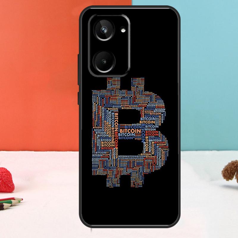 Bitcoin BTC For Realme GT7 Pro GT6 10 11 12 13 14 15 Pro Plus C55 C67 C63 C61 C53 C31 C71 C75 C65 Case