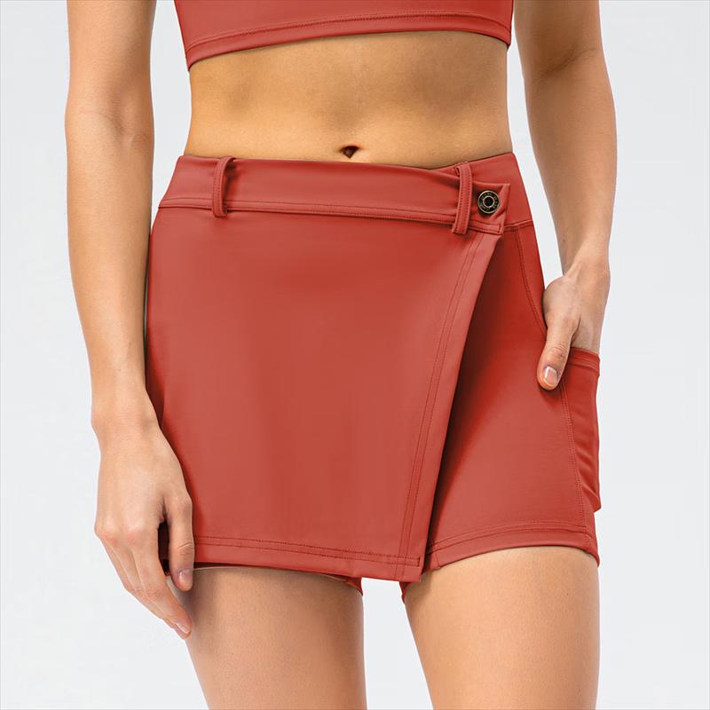 

Women s Nude-Feel 2-in-1 Yoga Skort L