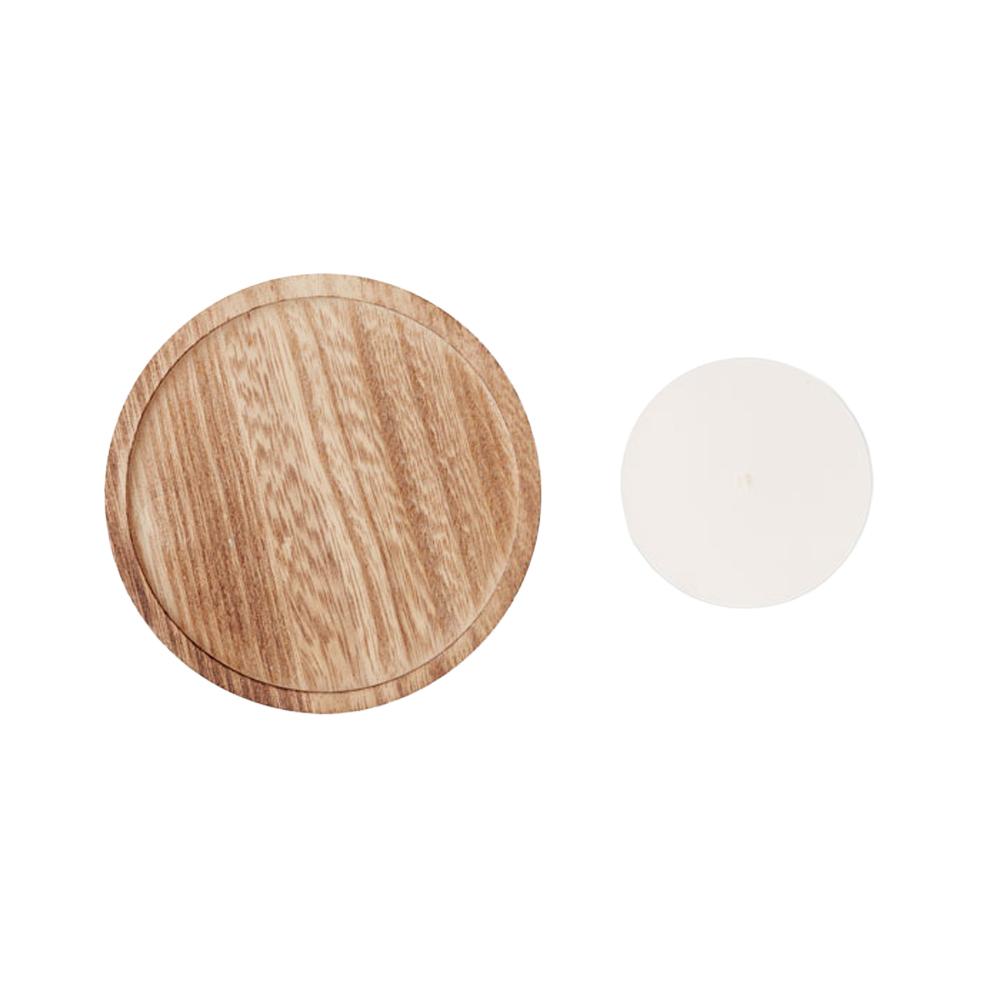 MidOcean Pentas Round Wooden Scented Candle