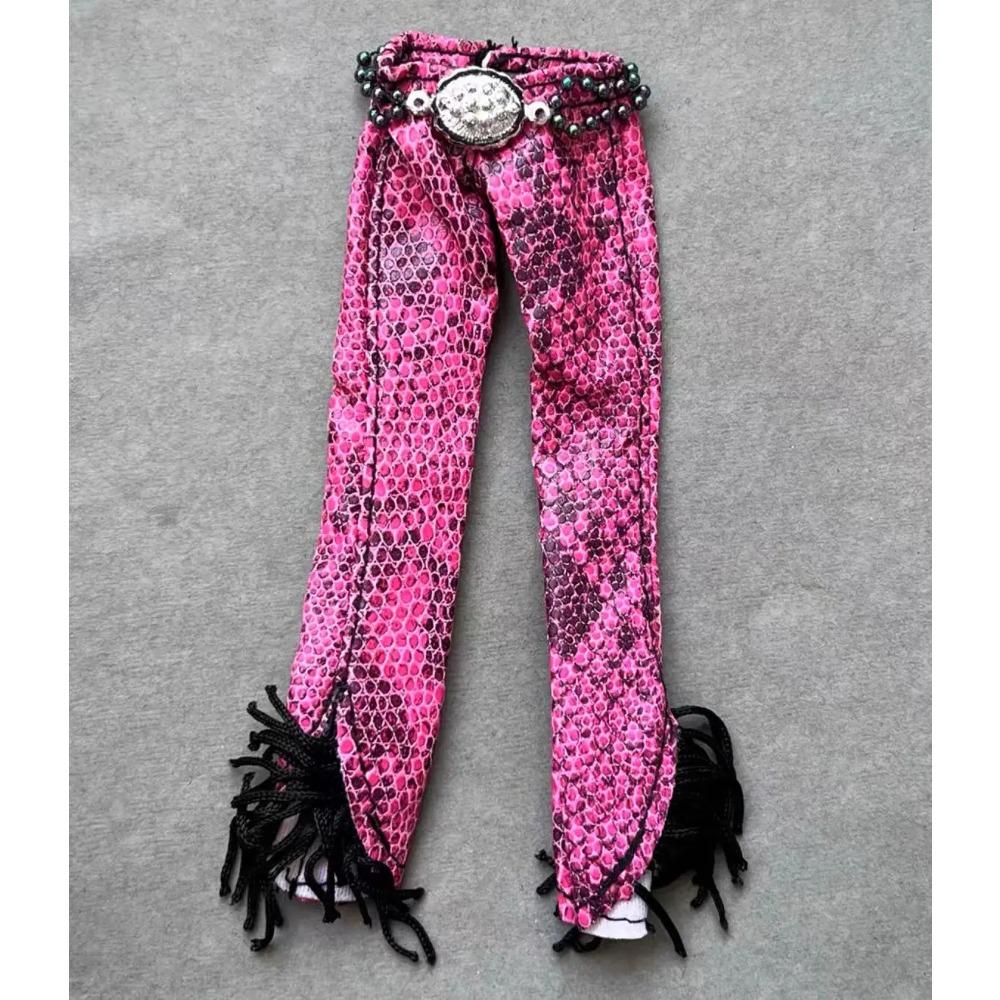 Der Pelzmantel Oberteil Kleid Hose für 30cm Foll Licca Puppe Highschool Puppe Neu eingetroffen Geschenk für Mädchen
