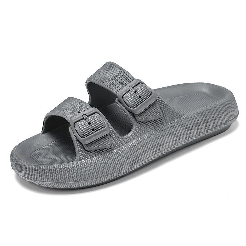 Large size new Qi couple couple couple drag EV outdoor one-word drag beach home Shoes