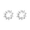 Super Shining Star Zirconium Stud Earrings Women's Fashion Temperament Versatile Earrings Ears Captive Earrings Earrings