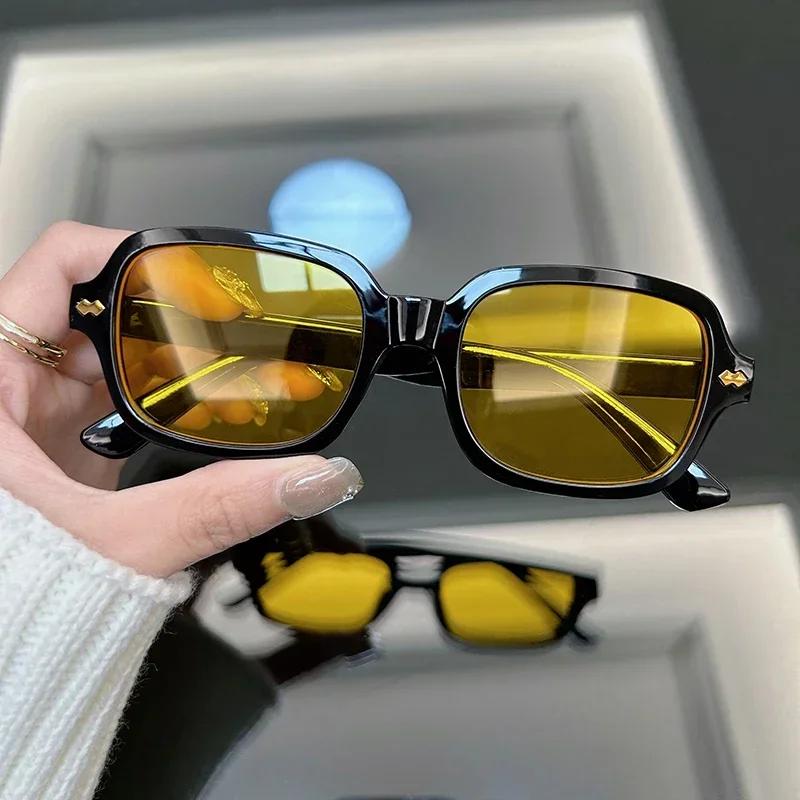 Luxury Square Sunglasses Women Brand Designer Retro Sun Glasses Female Vintage Fashion Mirror Outdoor Shades