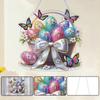 Easter 2D Flat DIY Rhinestone Diamond Art Window Pendants Special Shape Crystal Painting Ornament DIY Home Decor Hanging Charm
