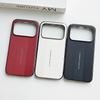 For Honor 600 Pro Case Simple Matte Striped PU Leather Electroplated Silicone Phone Cover For Honor 600 Shell Non-Slip Bumper