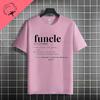 Funny Uncle Funcle Definition Tshirt For Unisex Casual Fashion Streetwear Pure Cotton Short Sleeve Tshirt Outdoor Clothing