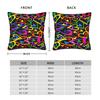 Colorful Heart Pillow Cover  Fashion Pillow Case For Wedding Party Home Decor Graphic Cushion Cover Gift
