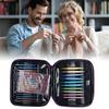 13Pairs Interchangeable Circular Knitting Needle Set with Knitting Accessories for Knitting Sweater Sock Scarf Bag Hat