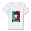 Anime Captain Tsubasa Le Petit Footballer Print Cartoon T-shirts Summer Kids T shirt Girls Boys Clothes Children Tops,HKP2309