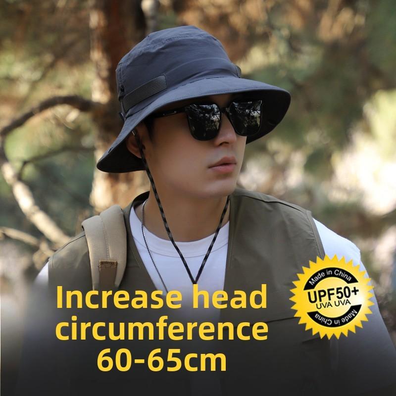 Sun Protection Fisherman Hat With Large Brim For Summer Travel And Outdoor Activities
