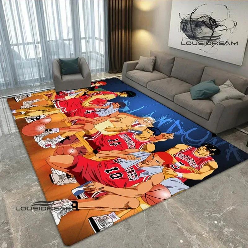 3D Cartoon Slam Dunk printed carpet Non-slip carpet outdoor carpets area rug Home bedroom decor rug for bedroom birthday gift