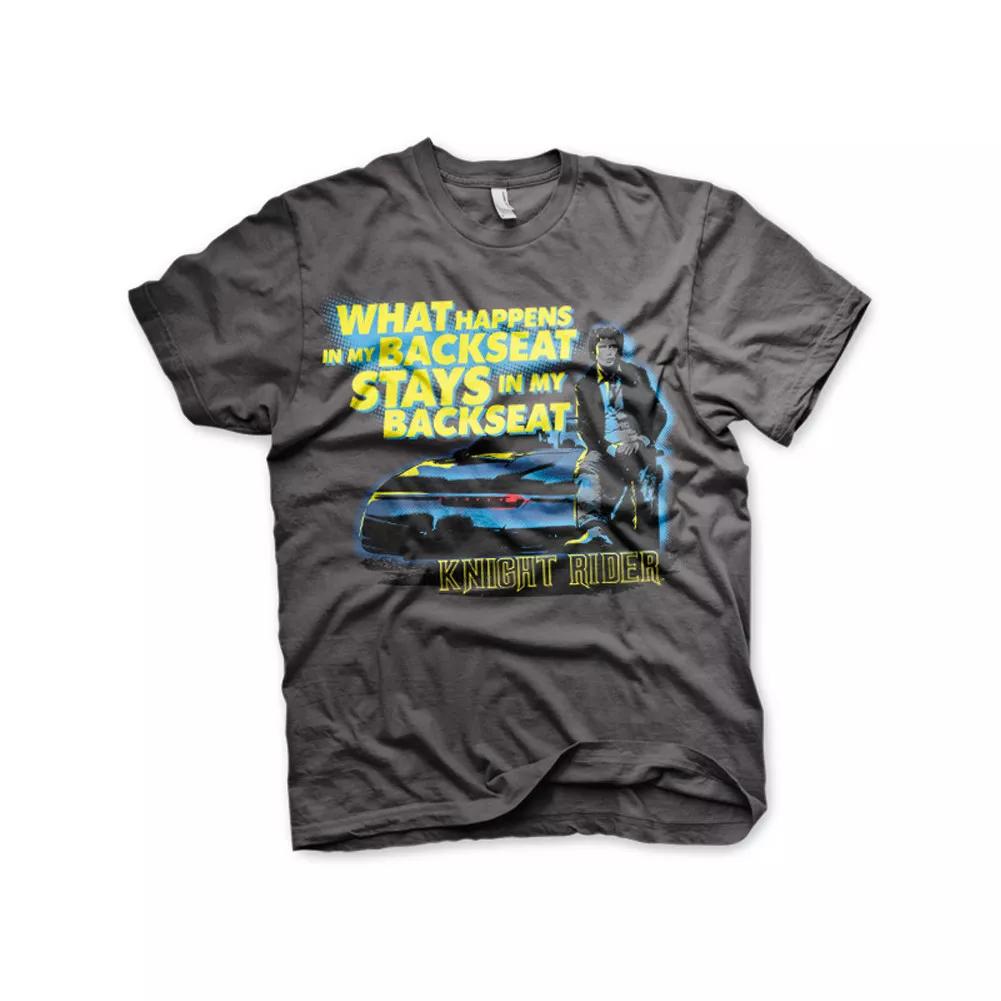 Officially Licensed Knight Rider- Backseat Men S T-Shirt S-XXL Sizes M