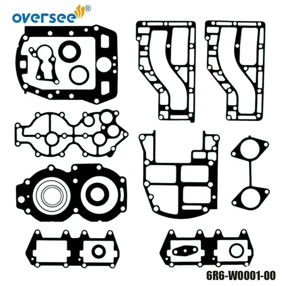 6R6-W0001-00 Powerhead Gasket Kit For Yamaha 40hp 2Cyl Outboard Engine 6R6-W0001-00-00