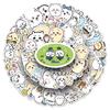 New 50Pcs Non-Repeating Cartoon Chiikawa Stickers Cute Decals Diy For Water Cup Skateboard Kawaii Kids Toys Sticker Decoration