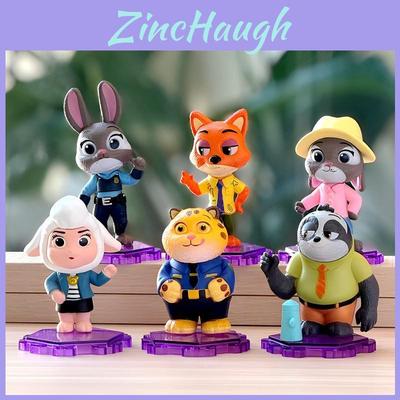 Zootopia Pvc Animal Characters Figures Set With Articulated Joints For Collectors And Kids