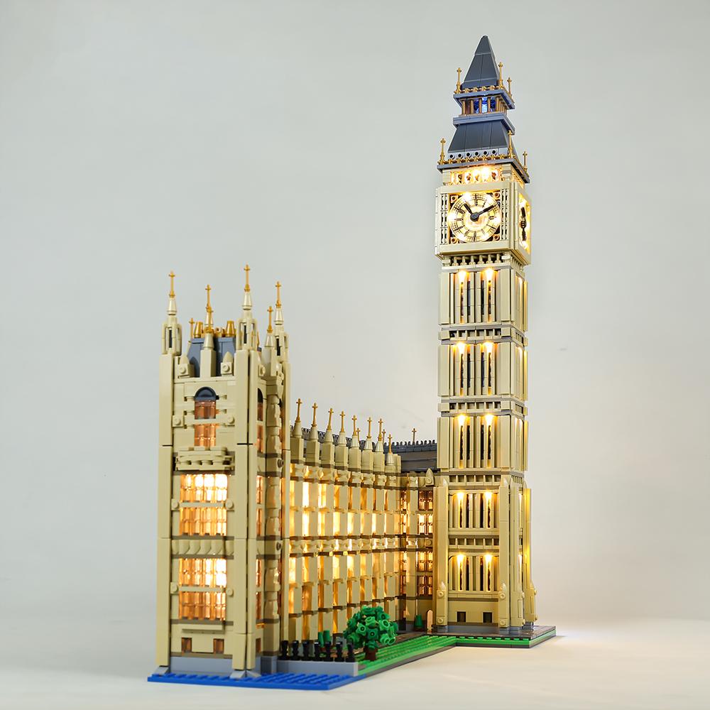 Kit Luce LED Per Creator 10253 City StreetView London Big Ben Campanile Blocchi da Costruzione Lampada per Bambini Fai da Te Kit Giocattolo Non Include Modello
