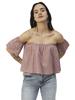 Moomaya Cotton Printed Off-Shoulder Top Summer Wear Crop Top For Women