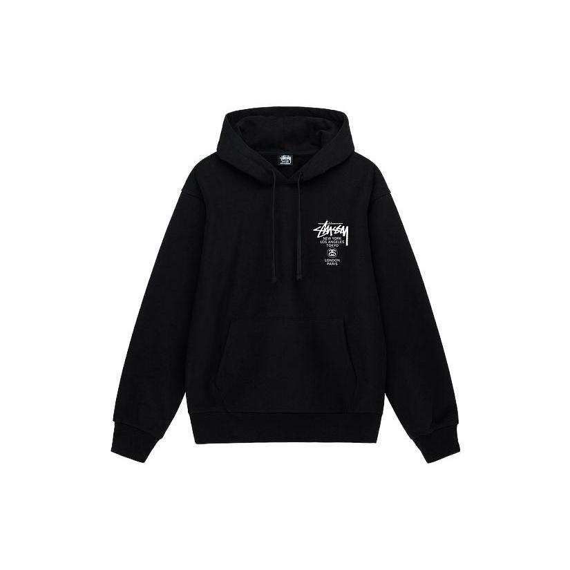 Stussy World Tour Pigment Dyed Hoodie Unisex 3923851