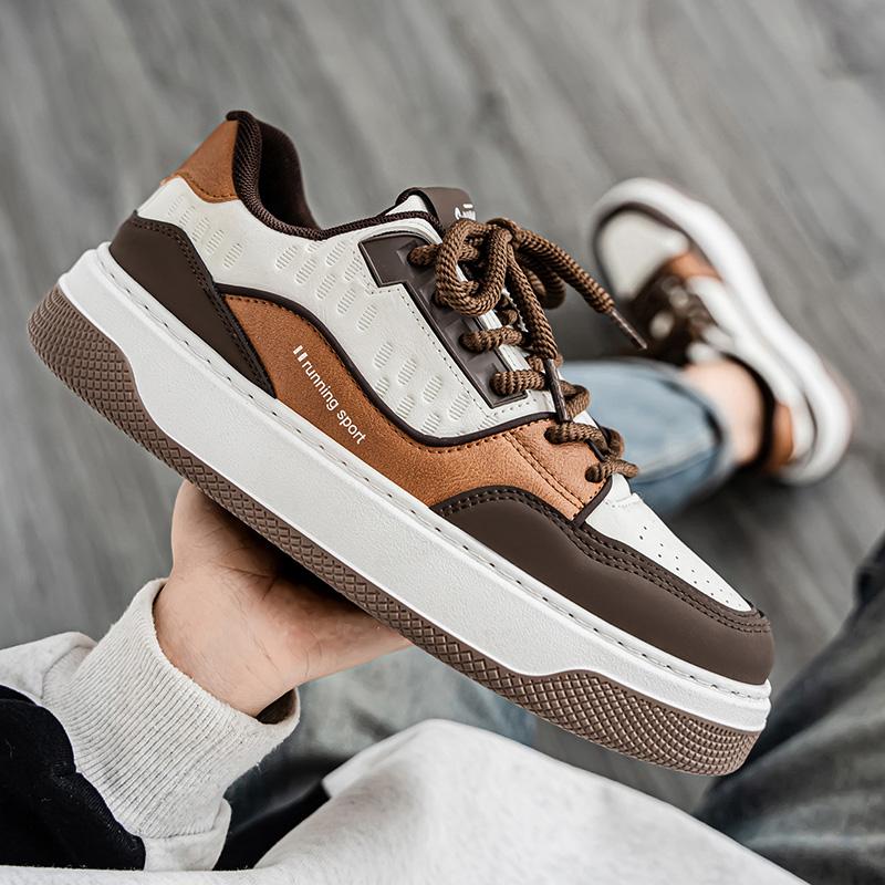 Men 's Casual Four Seasons Fashion Skateboarding Students Comfortable Sneakers Boys Trending Soft Sole Breathable Shoes