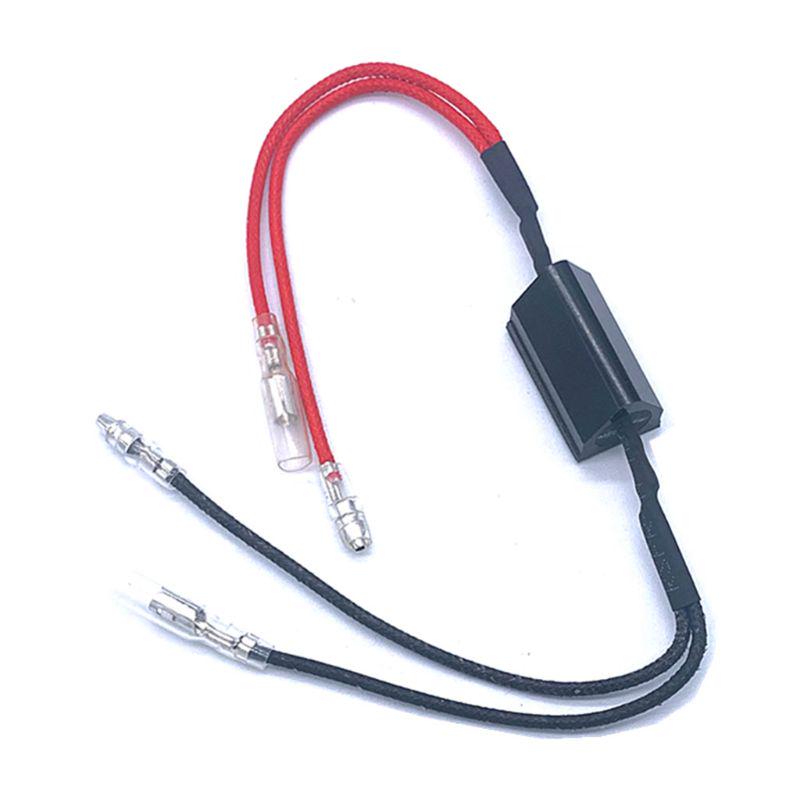 4Pcs/Set 10W 10ohm Moto Resistance Power Resistor Load Decoding Resistor for LED Mini Turn Signal Light Flash Repairing Kits