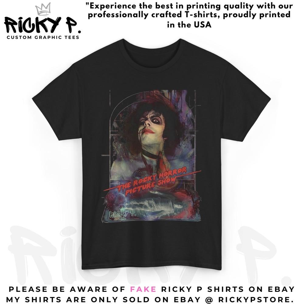 The Rocky Horror Picture Show 1975 T Shirt By Ricky P Unisex Heavy Cotton Tee Unisex T-Shirt S