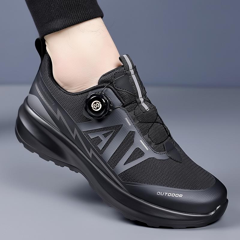 Spring Hot Selling Men Outdoor Sports Shoes Thick Soled Wear Resistant Hiking Shoes Breathable And Comfortable Men'S Shoes
