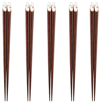 Happy Set of Made In PID0328 J-kitchens Chopsticks, 5, Material Wood, Chopsticks, Japan,
