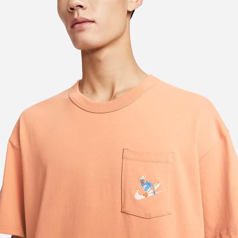 Nike Drop Shoulder Sleeve T-Shirt Men's Orange (Unisex) T-Shirts FQ0351 225
