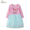 Spring Arrival: Girls' Long Sleeve Mesh Princess Dress
