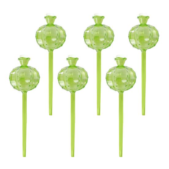 Self Watering Bulb Cactus Design Planter Insert Automatic Watering Device Plant Watering Globes for Houseplants Vacation Watering