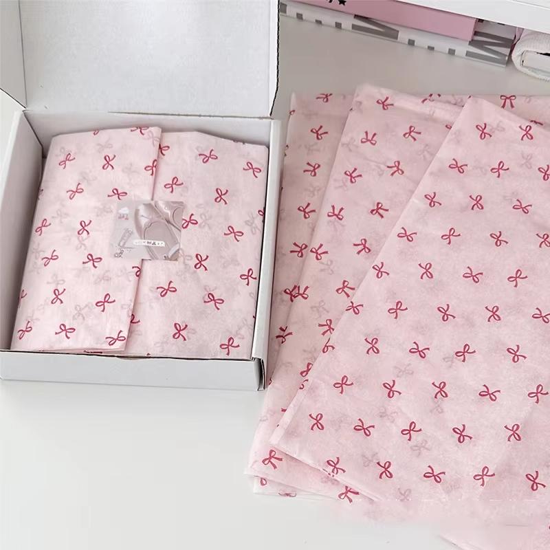20pcs Handmade Kneading Paper Lining Craft Paper Sydney Paper Bow Printing Thickened Bouquet Flower Packaging Gift Box