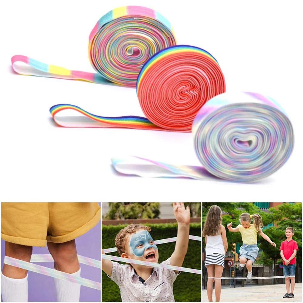 300cm Long Chinese Jump Rope Highly Elastic Group Jump Rope Skipping Rope  Outdoor Indoor