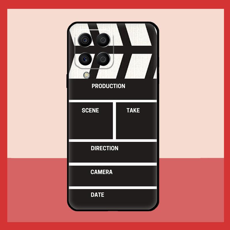 Clapper Board Case For Samsung Galaxy M31 M21 M13 M33 M53 M15 M35 M55 M16 M36 M56 M12 M32 M52 M14 M34 M54