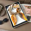 Korean Style High-End Printed Silk Scarf - Versatile Fashion Accessory
