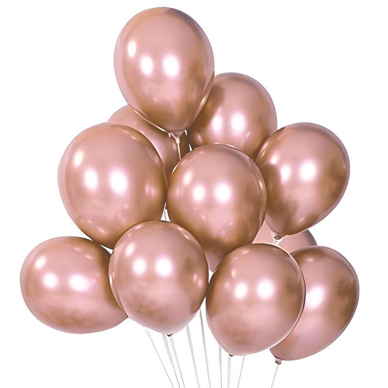 20-Pack 10-Inch Solid Color Balloons for Birthday, Wedding, or Event Decoration