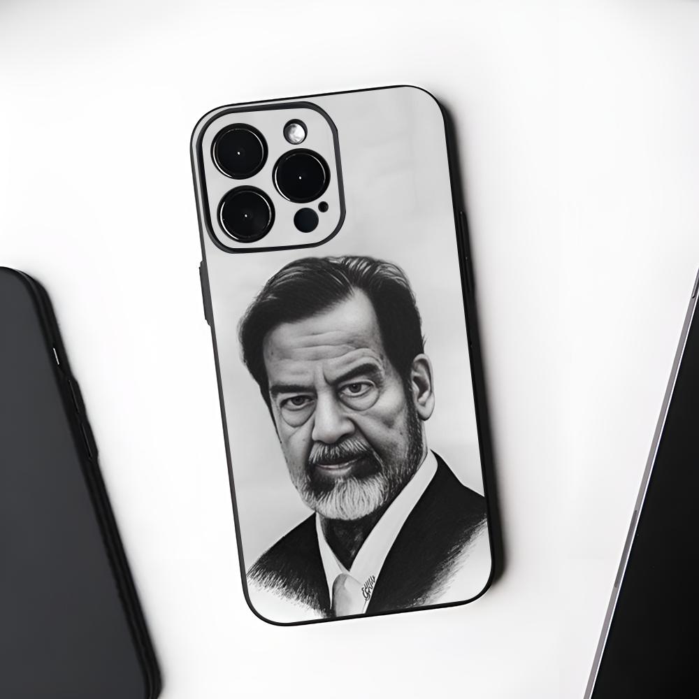 

Etui Fashion Saddam Hussein Iraq Arabic Phone Case Black Soft For Iphone 16 15 14 13 11 12 Pro Max Xr X Xs 8 7 Plus iPhone 11
