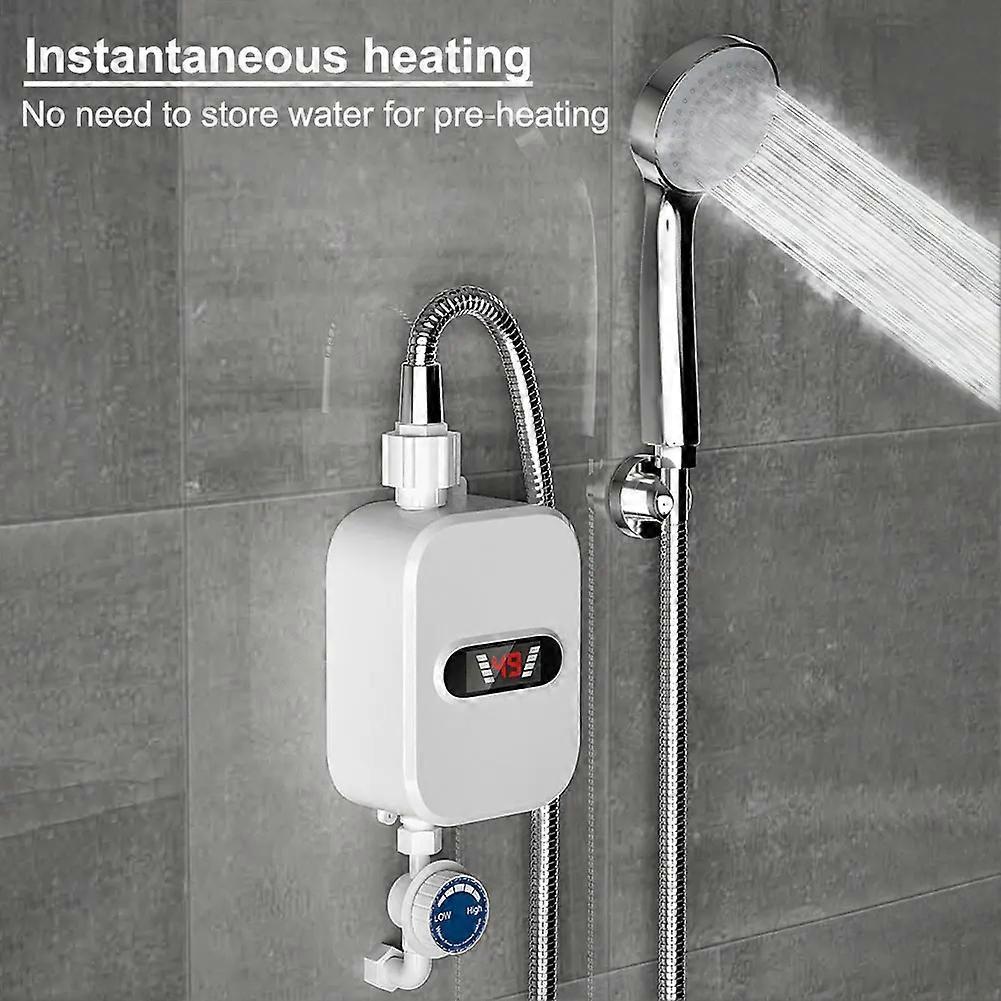 Instantaneous Electric Tankless Water Heater 3kw,instant Hot Water Heater With Shower Head And Tubes,mini Water Heater For Shower Room_CD