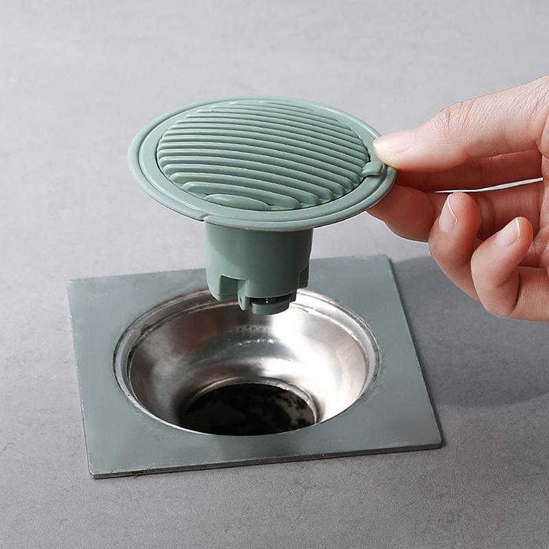 Bathroom Shower Drain Stopper Anti-Odor Strainer Floor Drain Hair Catcher Water Filter Insect-Proof Deodorant Plug