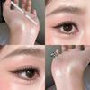 Soft and Atmospheric Eyeliners! Double-Ended Aegyo-Sal Eyeshadow Pen with Brightening Pearlescent Waterproof Matte Finish In Pink-Brown for Women
