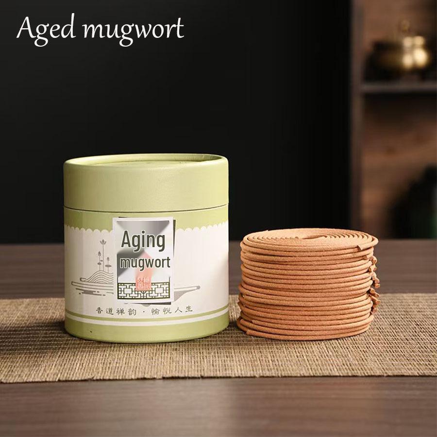 48-Disc Indian Sandalwood & Cypress Incense for Indoor/Outdoor Use