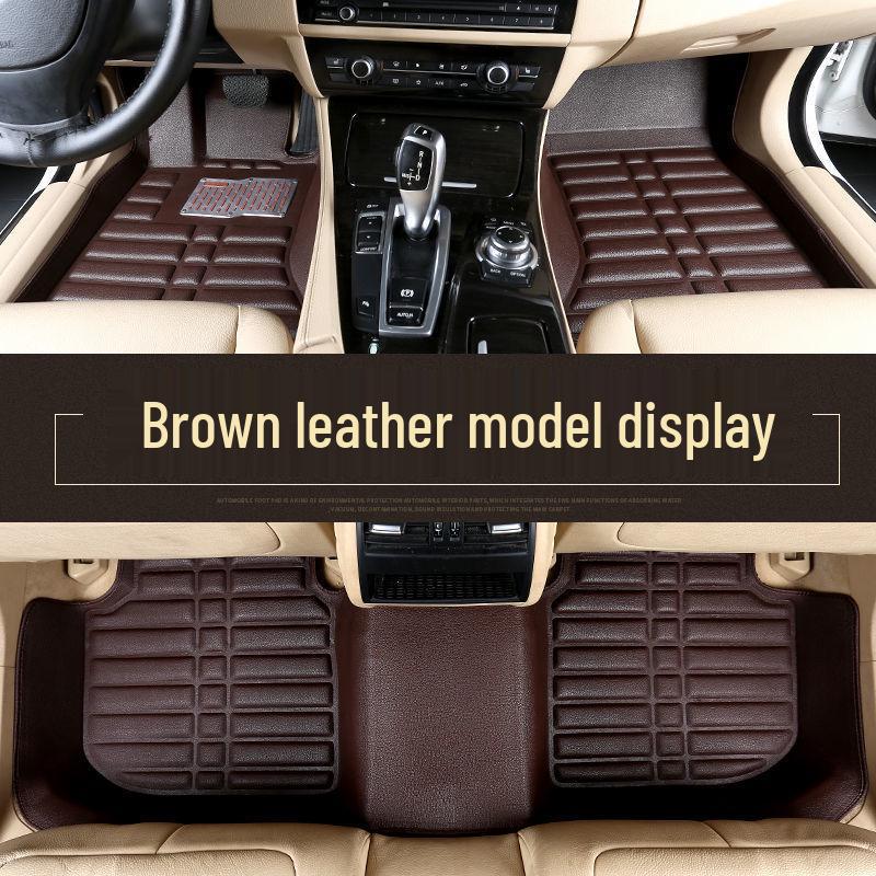 

26 Новых Моделей, Совместимых с Nissan Sylphy, Sunny, Qashqai, X-Trail, Livina, Tiida. Универсальные Комплекты Обвеса и Коврики в Салон Brown [Driver Only]
